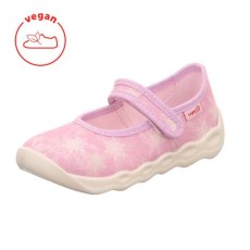 PANTOFLE TEKSTYLNE KAPCIE SUPERFIT BUBBLE ROSA/MEHRFARBIG 1-006271-5550