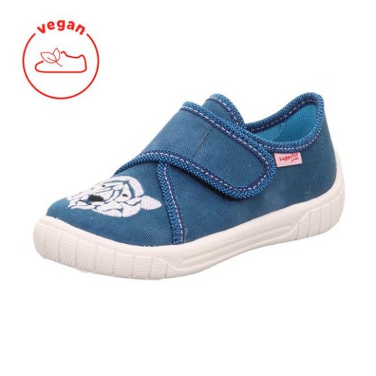 PANTOFLE TEKSTYLNE KAPCIE SUPERFIT BILL BLAU 1-800278-8090