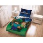SINGLE DUVET SET 160 X 200 CM MINECRAFT MNC-239BL