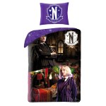 SINGLE DUVET SET MICROFIBER 140 X 200 CM WEDNESDAY WE-80013BL