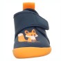 PANTOFLE TEKSTYLNE KAPCIE BAREFOOT SUPERFIT VENTI BLAU/ORANGE 1-006700-8000
