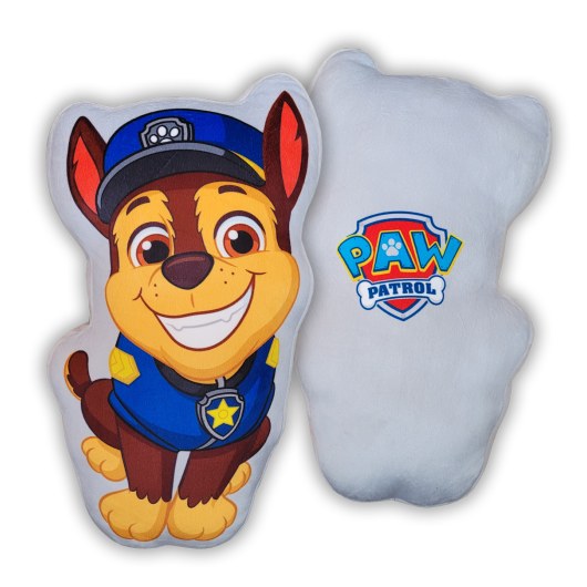 PODUSZKA KSZTAŁTKA MASKOTKA PLUSZOWA PRZYTULANKA PAW PATROL CHASE PAW-629SC