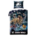 POŚCIEL MIKROFIBRA 140 X 200 CM JURASSIC WORLD JW-0266BL