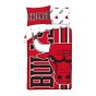 POŚCIEL MIKROFIBRA 140 X 200 CM NBA CHICAGO BULLS NBA-011BL
