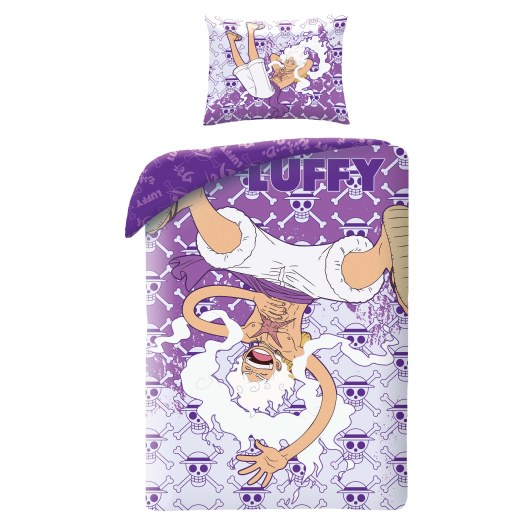 SINGLE DUVET SET MICROFIBER 140 X 200 CM ONE PIECE OP-7075BL