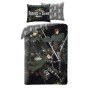 SINGLE DUVET SET MICROFIBER 140 X 200 CM ATTACK ON TITAN AOTF-6053BL