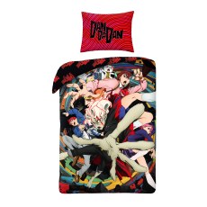 SINGLE DUVET SET MICROFIBER 140 X 200 CM DAN DA DAN DD-7180BL