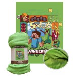 FLEECE BLANKET CORAL 130 X 170 CM MINECRAFT MNC-4134FB