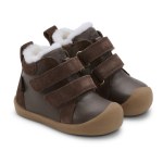 TRZEWIKI ZIMOWE BAREFOOT BUNDGAARD BLOOM DARK BROWN MEMBRANA TEX