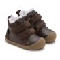 TRZEWIKI ZIMOWE BAREFOOT BUNDGAARD BLOOM DARK BROWN MEMBRANA TEX