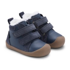 TRZEWIKI ZIMOWE BAREFOOT BUNDGAARD BLOOM NAVY MEMBRANA TEX