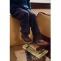 ŚNIEGOWCE BAREFOOT BUNDGAARD BOBBIE DARK BROWN MEMBRANA TEX