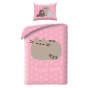 SINGLE DUVET SET MICROFIBER 140 X 200 CM PUSHEEN THE CAT PUS-9092BL