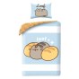 SINGLE DUVET SET MICROFIBER 140 X 200 CM PUSHEEN THE CAT PUS-9108BL