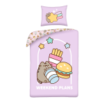 POŚCIEL MIKROFIBRA 140 X 200 CM PUSHEEN THE CAT PUS-9078BL