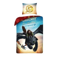 POSCIEL MIKROFIBRA 140 X 200 CM HOW TO TRAIN YOUR DRAGON HTTD-8613BL