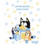 FLEECE BLANKET CORAL 120 X 150 CM BLUEY BY-7777FB