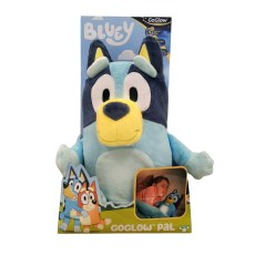 SOFT TOY NIGHT LIGHT 2W1 GOGLOW BLUEY BY-9955PL