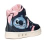 TRAMPKI GEOX SKYLIN DISNEY STITCH NAVY/PINK LED LIGHTS