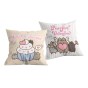 PODUSZKA DEKORACYJNA DWUSTRONNA 40 X 40 PUSHEEN THE CAT PUS-3570C