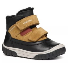 SHOES GEOX OMAR WPF BLACK/DK BEIGE AMPHIBIOX