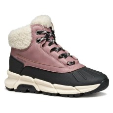 SNOW BOOTS GEOX FLEXYPER PLUS DK ROSE/BLACK AMPHIBIOX