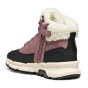 SNOW BOOTS GEOX FLEXYPER PLUS DK ROSE/BLACK AMPHIBIOX