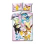 POŚCIEL MIKROFIBRA 140 X 200 CM POKEMON PIKACHU POK-1169BL