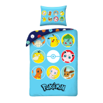 POŚCIEL MIKROFIBRA 140 X 200 CM POKEMON PIKACHU POK-1073BL