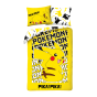 SINGLE DUVET SET MICROFIBER 140 X 200 CM POKEMON PIKACHU POK-1042BL