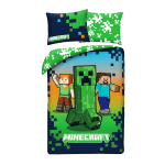 POŚCIEL MIKROFIBRA 140 X 200 CM MINECRAFT MNC-880BL