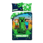 POŚCIEL MIKROFIBRA 140 X 200 CM MINECRAFT MNC-880BL