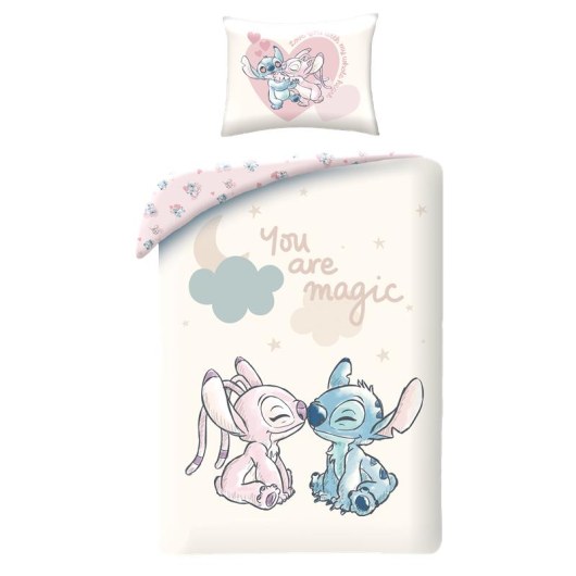 SINGLE DUVET SET 160 X 200 CM LILO & STITCH LS-8781BL