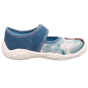 PANTOFLE TEKSTYLNE KAPCIE SUPERFIT BONNY BLAU 1-000281-8040