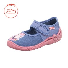 PANTOFLE TEKSTYLNE KAPCIE SUPERFIT BELINDA BLAU 1-800288-8060