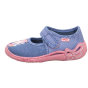 PANTOFLE TEKSTYLNE KAPCIE SUPERFIT BELINDA BLAU 1-800288-8060