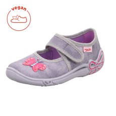 TEXTILE SLIPPERS SUPERFIT BONNY BELINDA HELLGRAU/PINK 0-800288-0600