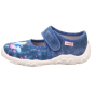 PANTOFLE TEKSTYLNE KAPCIE SUPERFIT BONNY BLAU 1-000281-8030