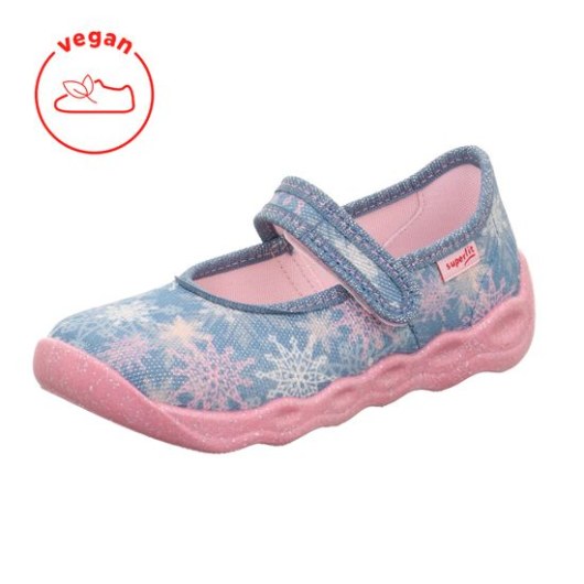 TEXTILE SLIPPERS SUPERFIT BUBBLE BLAU/MEHRFARBIG 1-006271-8010