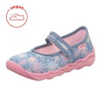 PANTOFLE TEKSTYLNE KAPCIE SUPERFIT BUBBLE BLAU/MEHRFARBIG 1-006271-8010