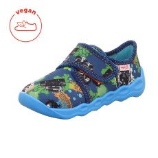 TEXTILE SLIPPERS SUPERFIT BUBBLE BLAU 1-006273-8050