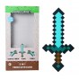 MINECRAFT 2 IN 1 TORCH WITH GLOW DIAMOND SWORD