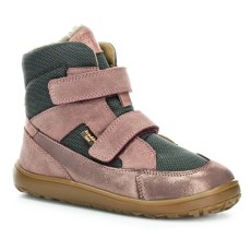 TRZEWIKI ZIMOWE FRODDO BAREFOOT UP TEX WINTER GREY/PINK