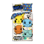 SINGLE DUVET SET MICROFIBER 140 X 200 CM POKEMON PIKACHU POK-1153BL