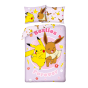 POŚCIEL MIKROFIBRA 140 X 200 CM POKEMON PIKACHU POK-1198BL