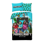 POŚCIEL MIKROFIBRA 140 X 200 CM MINECRAFT MOVIE MNM-009BL