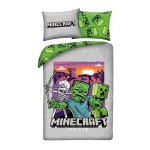 SINGLE DUVET SET MICROFIBER 140 X 200 CM MINECRAFT MOVIE MNM-016BL