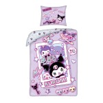SINGLE DUVET SET MICROFIBER 140 X 200 CM KUROMI HKB-80252BL