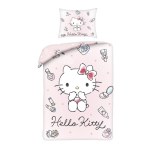 POŚCIEL MIKROFIBRA 140 X 200 CM HELLO KITTY HKB-80172BL