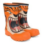 VIKING JOLLY PRINT RUBBER BOOTS ORANGE/MULTI